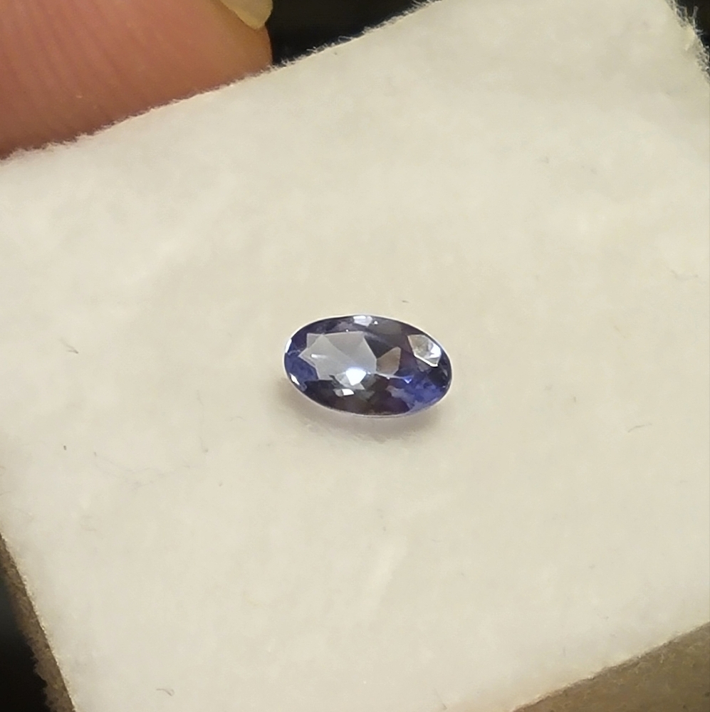 Natural Tanzanite Gemstone Oval Cut .25ctw 5x3mm 1pcs. Untreated Not Enhanced - Picture 5 of 6